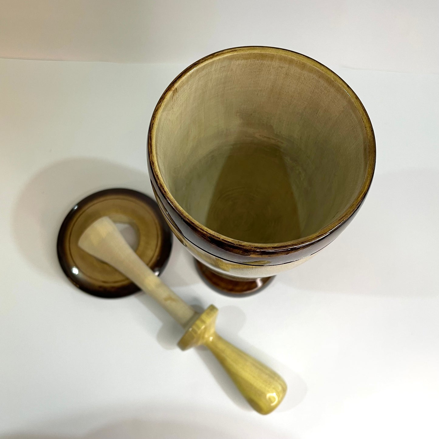 Copo para Caipira de Madeira 500ml com Socador – Artesanal e Tradicional