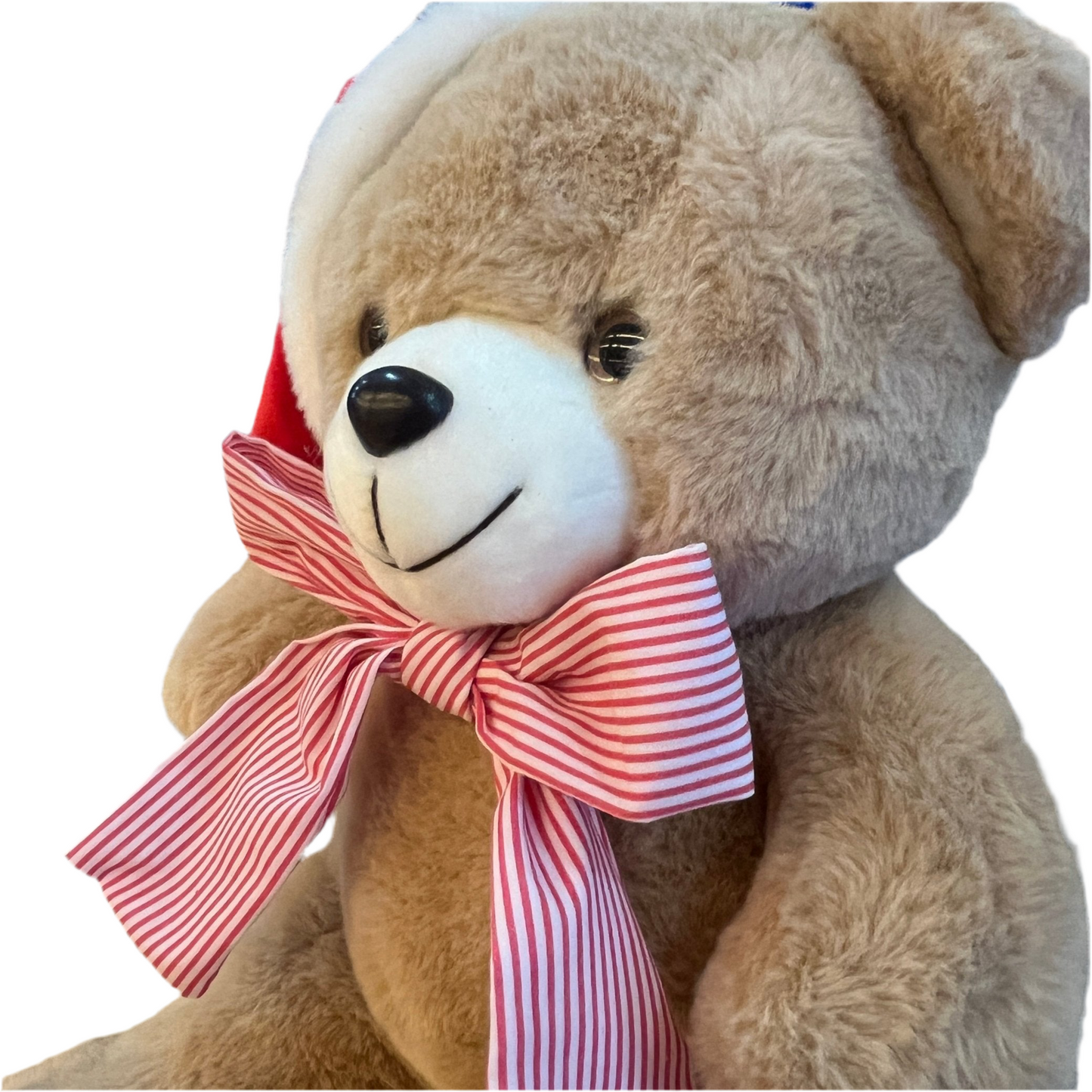 Ursinho de Pelúcia Decoração de Natal 40 cm | FlorArte