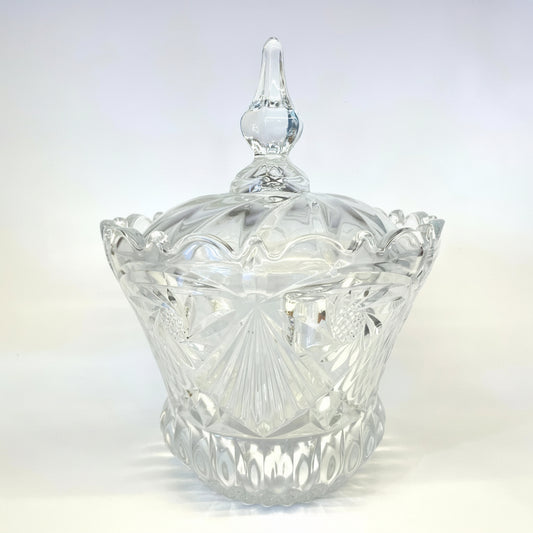 Bomboniere de Vidro Art House 100 ml – Porta Doces com Tampa, Elegante e Versátil para Decoração e Organização