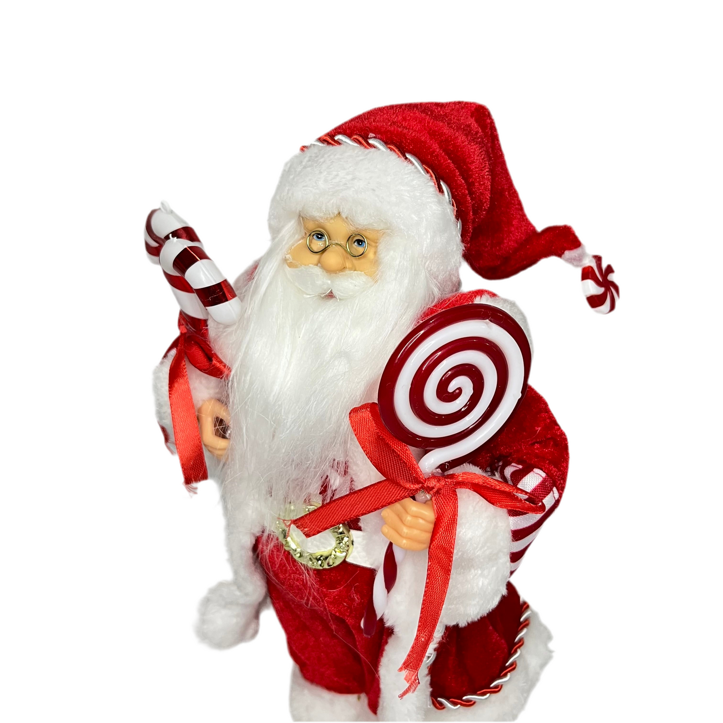 Papai Noel em Pé 30 cm Decoração de Natal | FlorArte