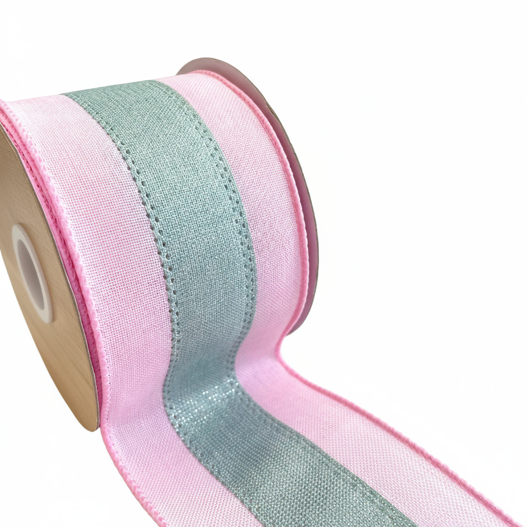 Fita Aramada Linho Costura Rosa 6,3 cm x 9,14 m – FlorArte | Decor & Laços Artesanato