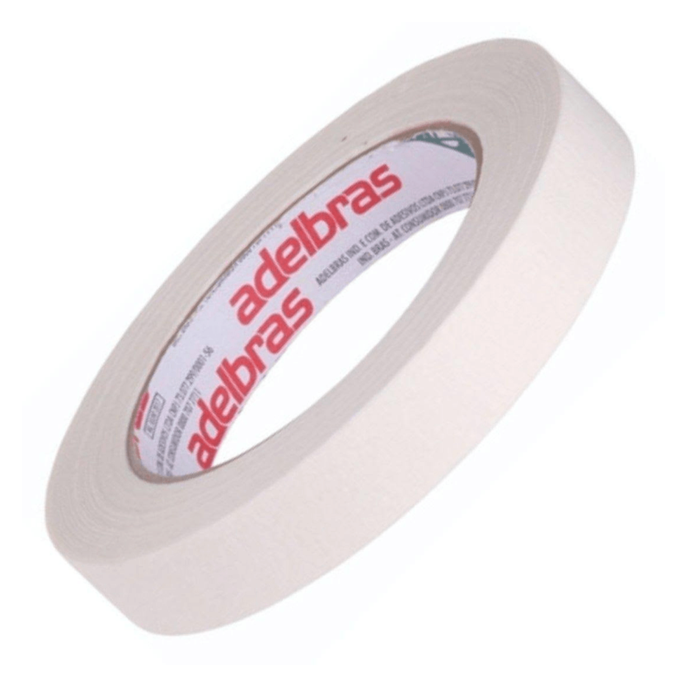 Fita Crepe Estreita 710 Mask Crepe 18mm x 50m | Adelbras