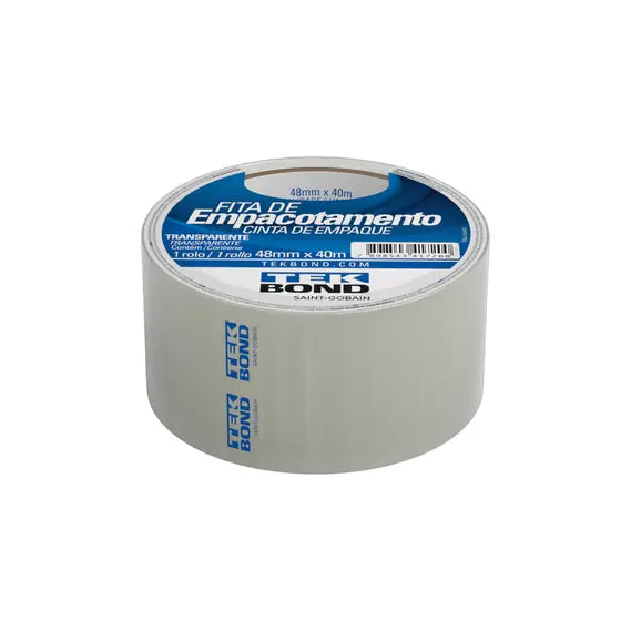 Fita Adesiva TekBond 48 mm x 40 m – Empacotamento | Transparente