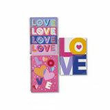 Caderno Love Credeal  1 Matéria 96 Folhas Capa Dura – Universitário Espiral – Estampa Corações