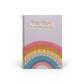 Caderno Arco‑Íris 1 Matéria 80 Folhas Credeal – Capa Dura Espiral Universitário | Design Motivacional Colorido