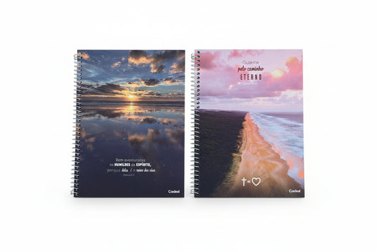 Caderno Mensagens Religiosas & Fé | 1 Matérias 80 Folhas | Universitário Capa Dura | Credeal