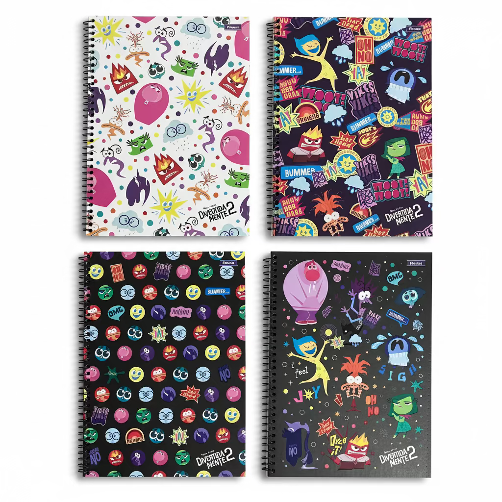 Caderno Divertidamente 2 Foroni | 1 Matéria 80 Folhas Capa Dura | Universitário 200 x 275 mm