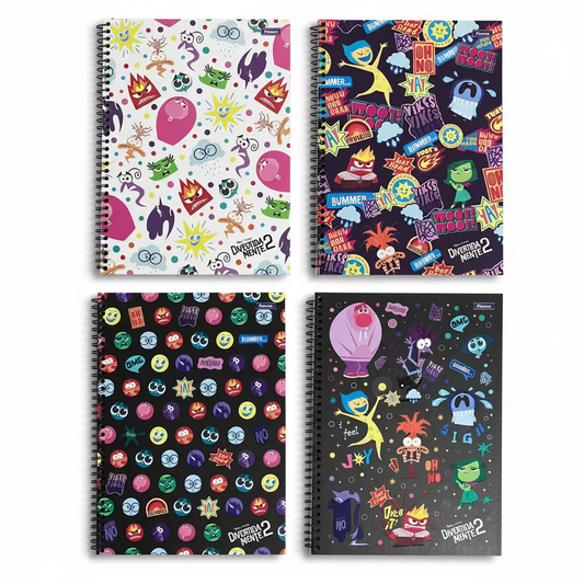 Caderno Divertidamente 2 Foroni | 1 Matéria 80 Folhas Capa Dura | Universitário 200 x 275 mm