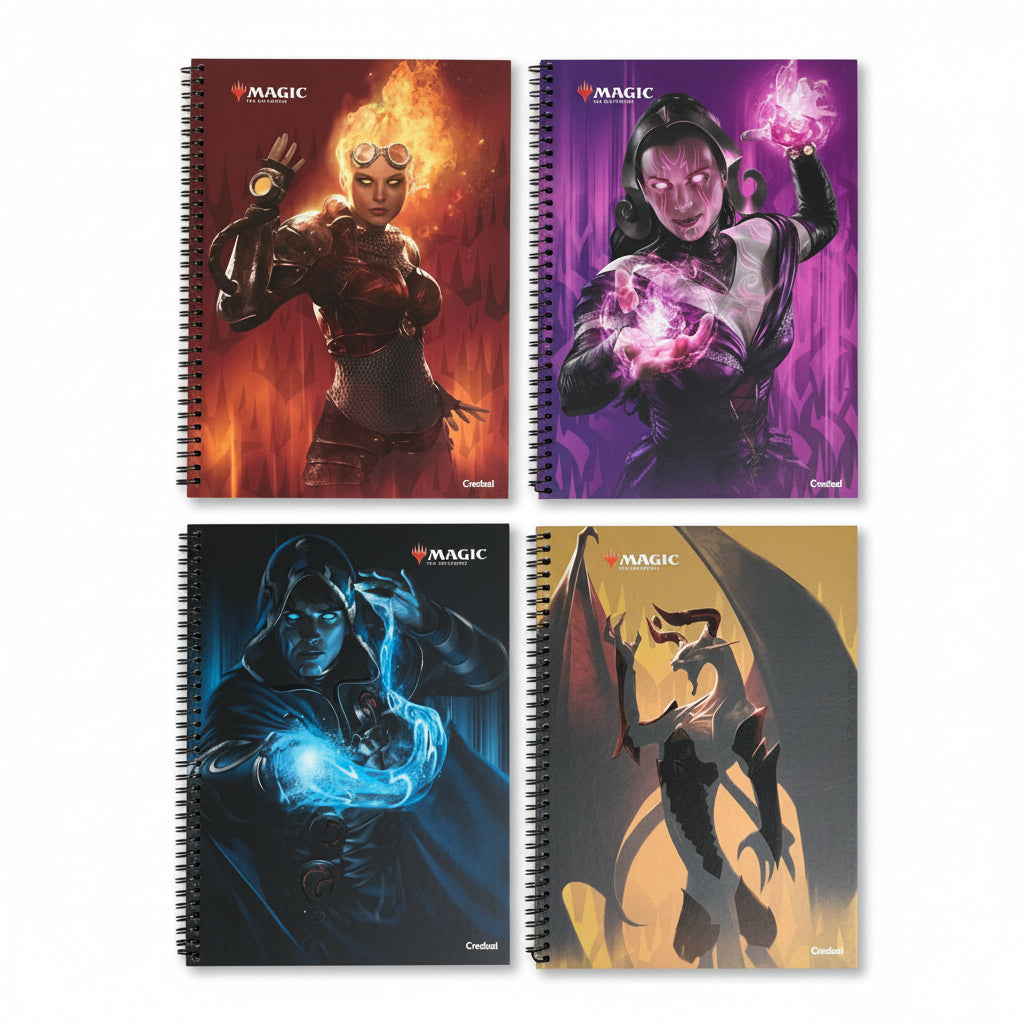 Caderno Magic The Gathering 1 Matéria 80 Folhas Universitário – Capa Dura | Credeal