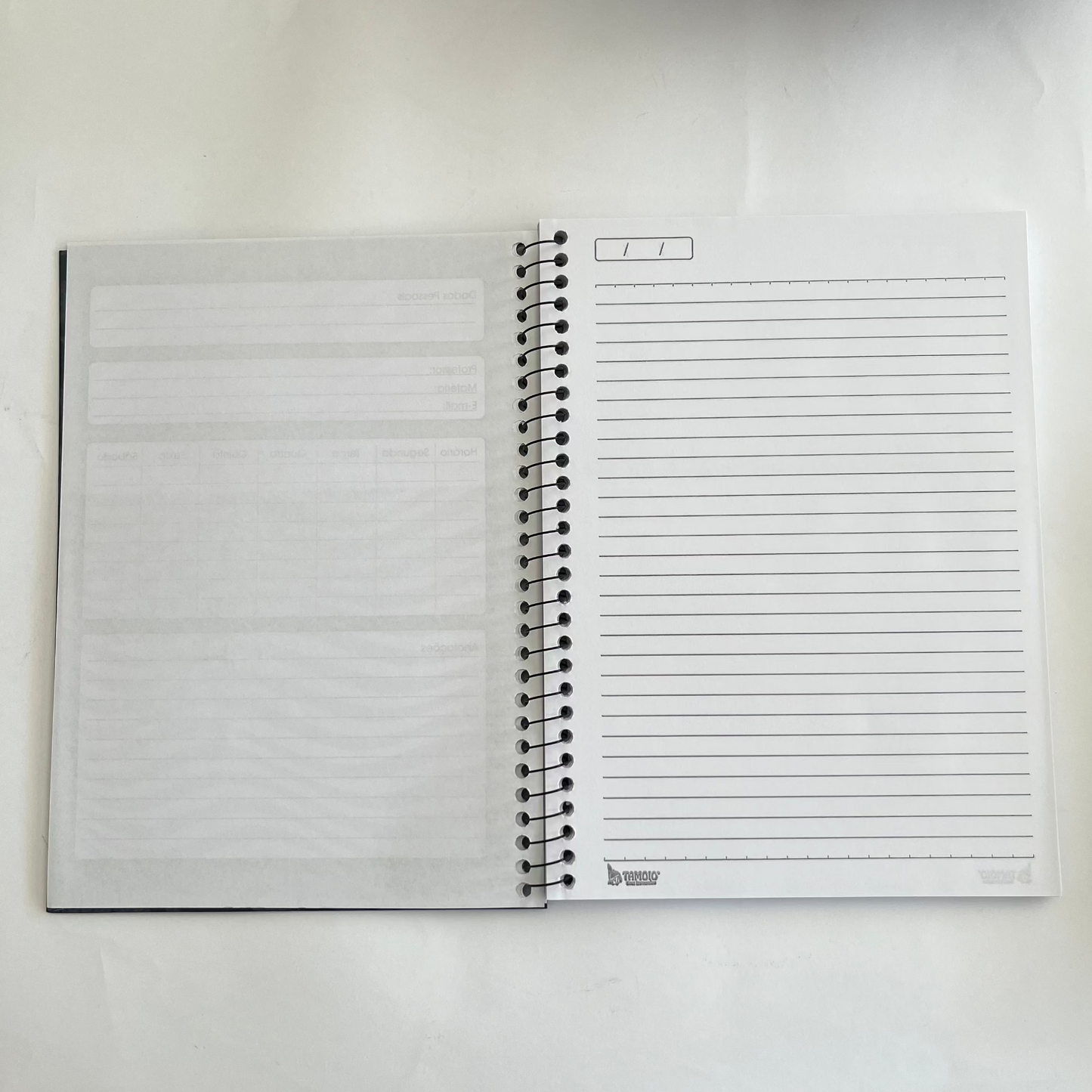 Caderno Camuflagem | Universitário Capa Dura 1 Matéria 80 Folhas | Tamoio