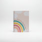 Caderno Arco‑Íris 1 Matéria 80 Folhas Credeal – Capa Dura Espiral Universitário | Design Motivacional Colorido