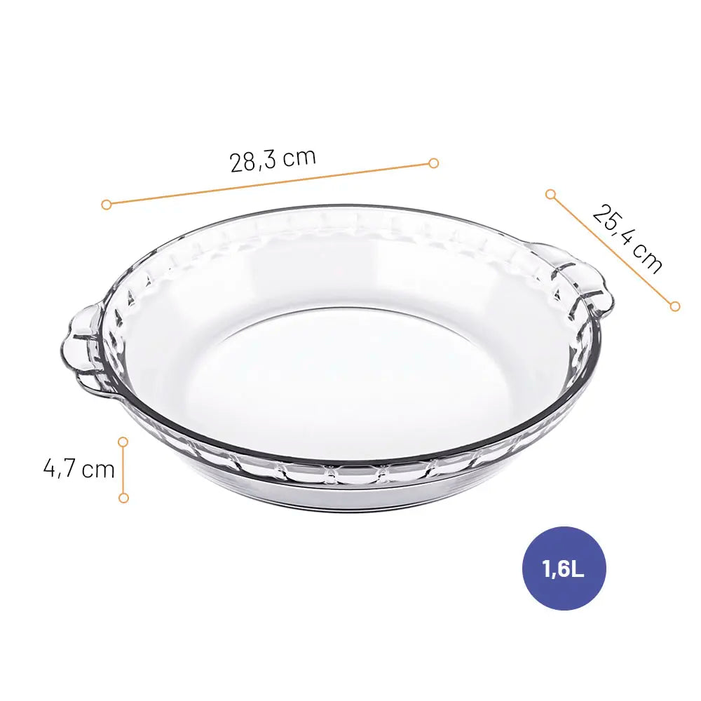 Forma de Vidro Filetada 1,6 Litro Marinex | Nadir