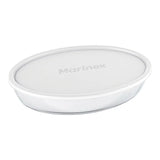 Assadeira de Vidro Oval com tampa Plástica 3,2 Litros | Nadir