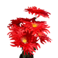 Buquê de Flores Dália Vermelha com 7 Flores Sintéticas | FlorArte