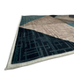Tapete 50 cm x 1 m Donatelo - Cinza e Azul | Niazitex