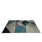 Tapete 50 cm x 1 m Donatelo - Cinza e Azul | Niazitex