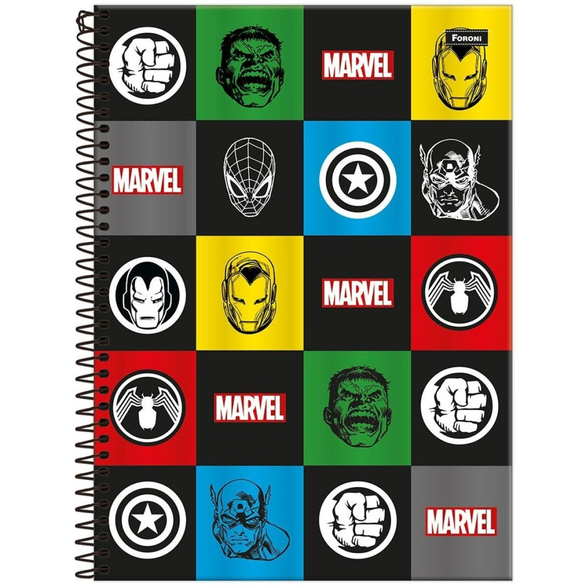 Caderno Marvel Comics Universitário 1 Matéria 80 Folhas | Foroni