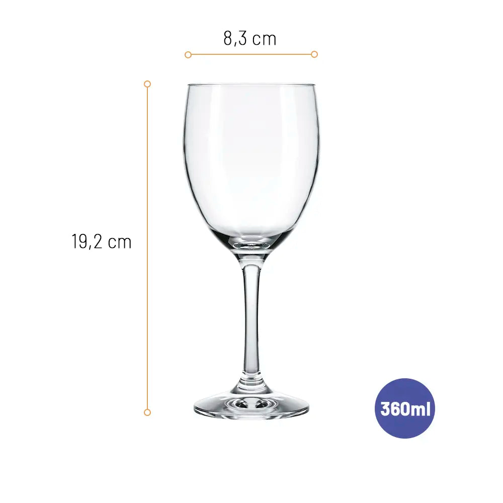 Taça Imperatriz para Vinho Tinto 360 ml | Nadir
