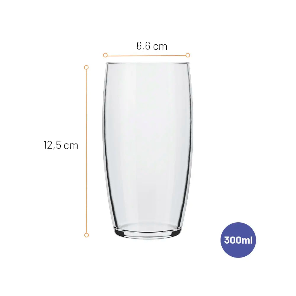 Jogo de Copos Multiuso Oca 300ml com 6 peças | Nadir