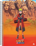 Caderno Naruto Shippuden | Universitário Capa Dura 1 Matéria 80 Folhas | Animativa
