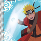 Caderno Naruto Shippuden | Universitário Capa Dura 1 Matéria 80 Folhas | Animativa