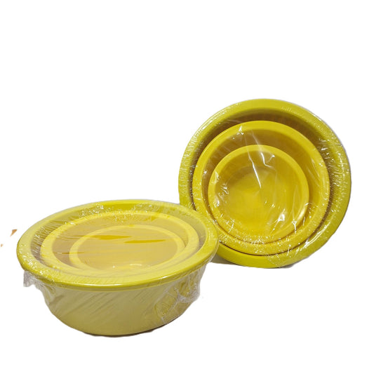 Conjunto com 3 Bacias PMG (600 ml - 1,4 Litro - 2,7 Litros) | PlasMotta