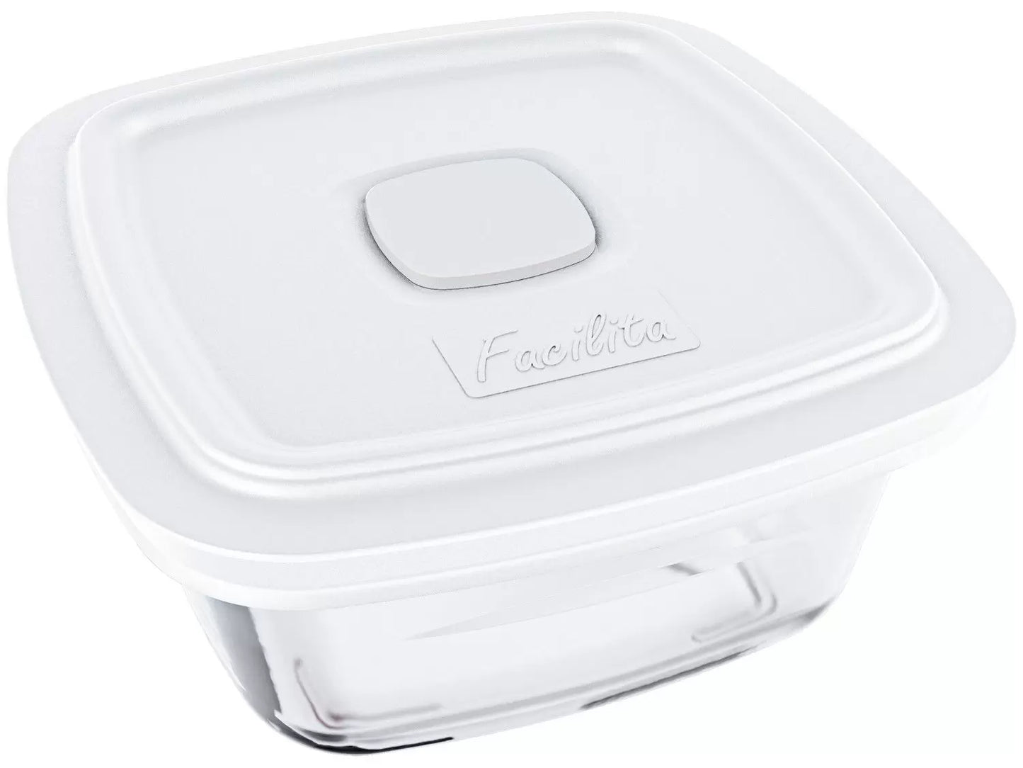 Pote de Vidro com Tampa de Plástico Marinex Facilita Vap 500 ml | Nadir