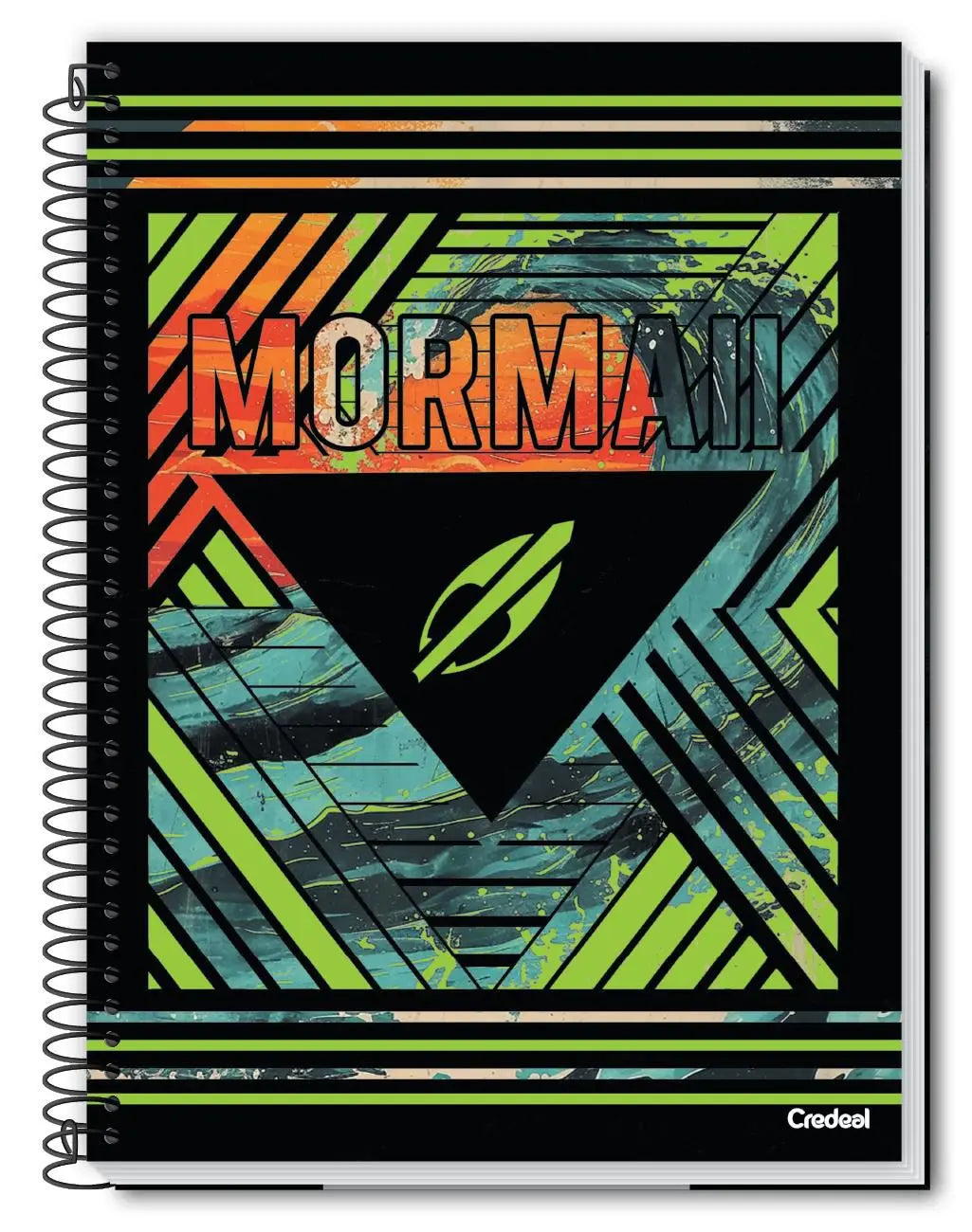 Caderno Universitário Mormaii Masculino 10 Matérias 160 Fls – Credeal