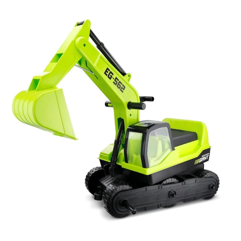 Brinquedo Trator Escavadeira Gigante Infantil “Giant Escavator” Roma – Suporta até 50 kg • PVC Alta Resistência • 62×39×54,5 cm • Idade 3+