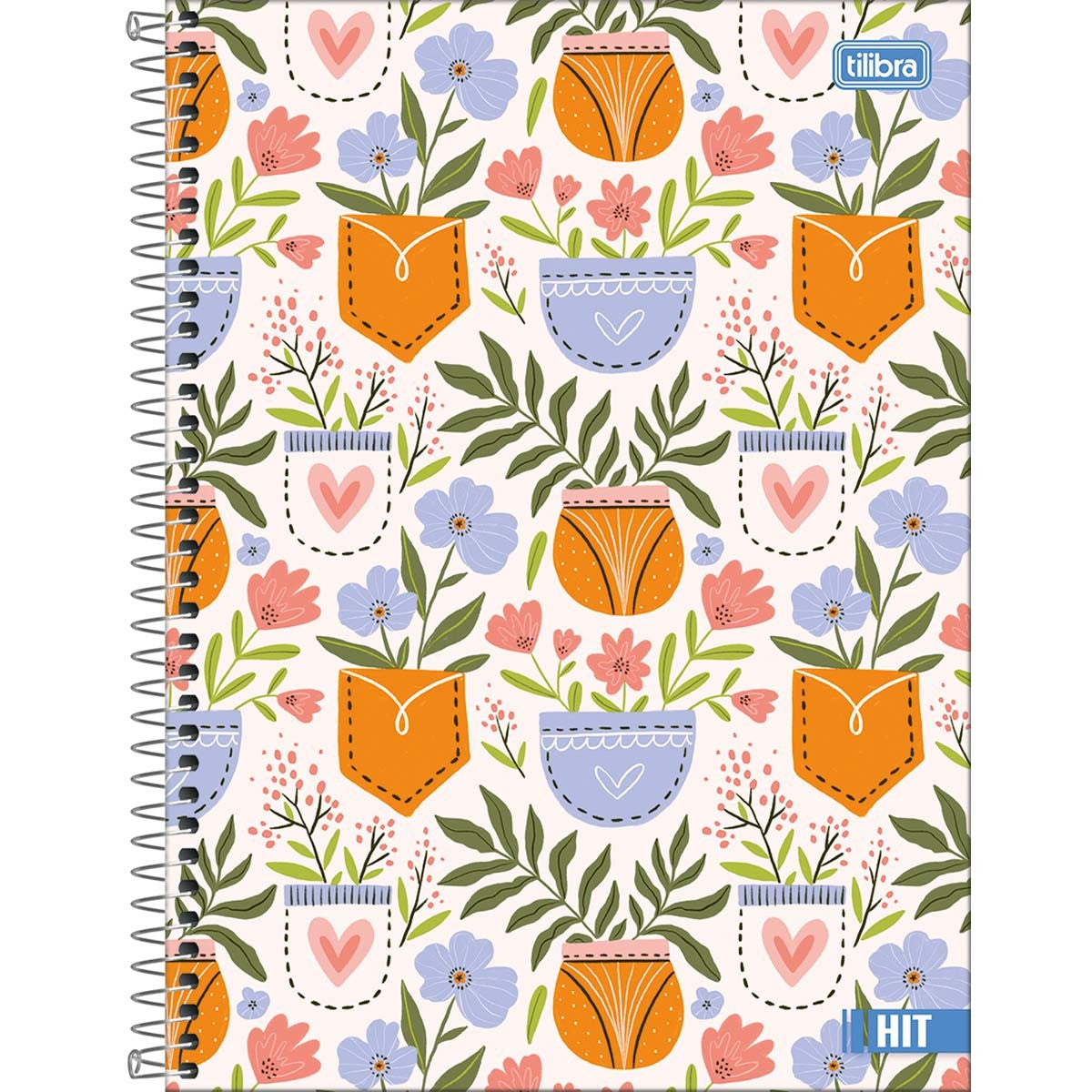 Caderno Hit Feminino | Universitário Capa Dura 1 Matéria 80 Folhas | Tilibra