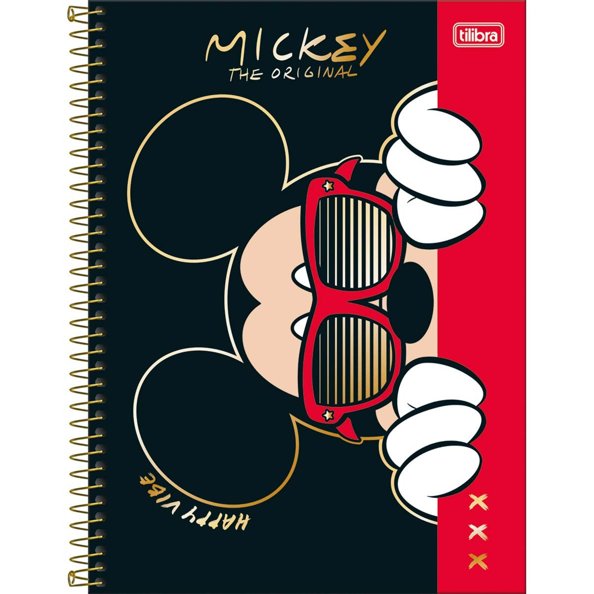 Caderno do Mickey Universitário Capa Dura 1 Matéria 80 Folhas | Tilibra