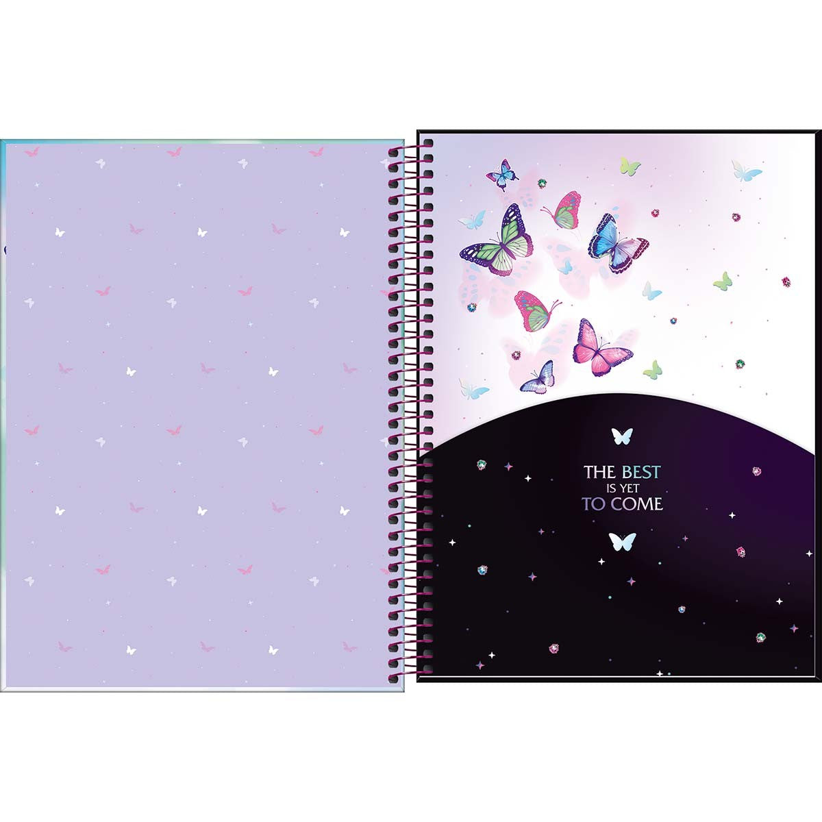 Caderno Daisy | Universitário Capa Dura 1 Matéria 80 Folhas | Tilibra