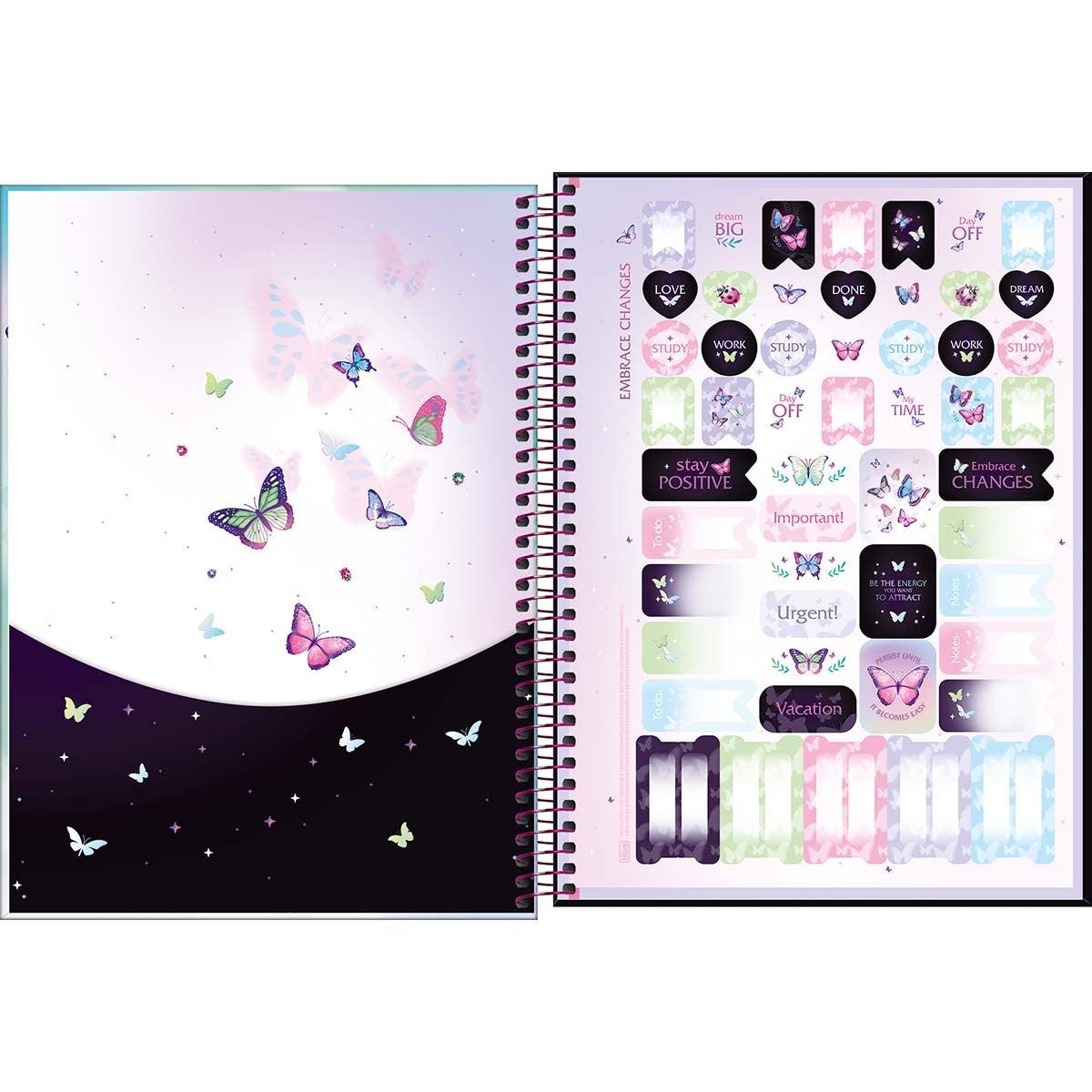 Caderno Daisy | Universitário Capa Dura 1 Matéria 80 Folhas | Tilibra