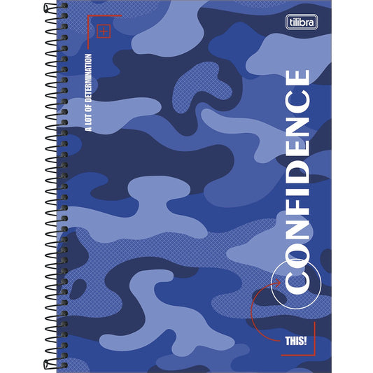 Caderno Camuflado Hide | Universitário Capa Dura 1 Matéria 80 Folhas | Tilibra