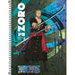 Caderno One Piece | Universitário Capa Dura 1 Matéria 80 Folhas | Tilibra