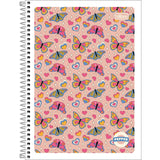 Caderno Pepper Feminino | Universitário Capa Dura 1 Matéria 80 Folhas | Tilibra