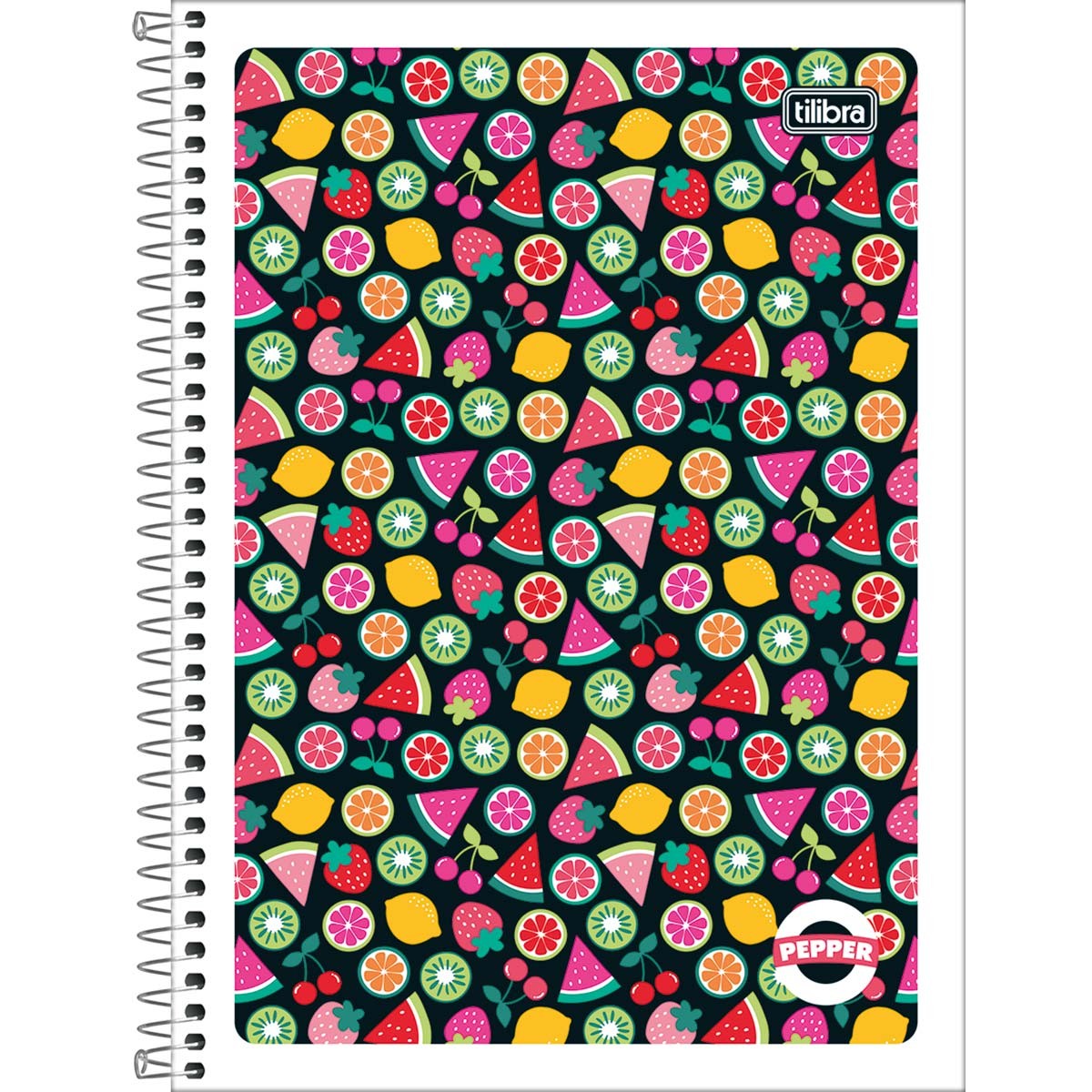 Caderno Pepper Feminino | Universitário Capa Dura 1 Matéria 80 Folhas | Tilibra