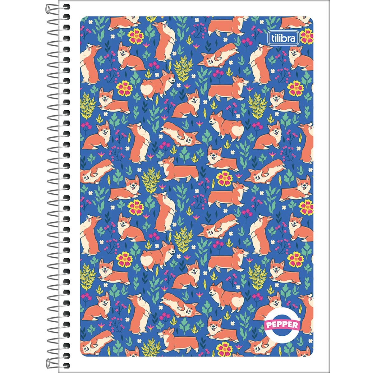Caderno Pepper Feminino | Universitário Capa Dura 1 Matéria 80 Folhas | Tilibra