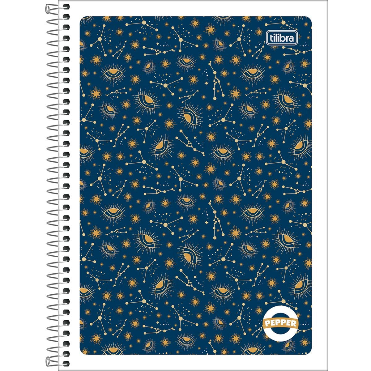 Caderno Pepper Feminino | Universitário Capa Dura 1 Matéria 80 Folhas | Tilibra