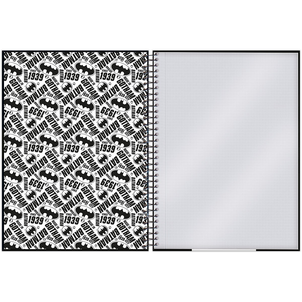 Caderno Batman | Universitário Capa Dura 1 Matéria 80 Folhas | Foroni