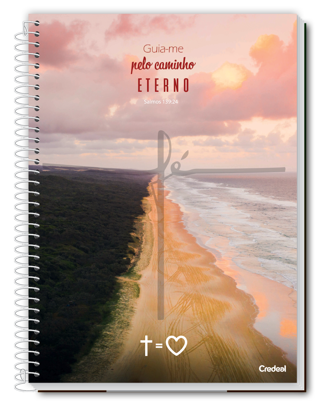Caderno - Cadernos de Fé | Universitário Capa Dura 1 Matérias 80 Folhas | Credeal