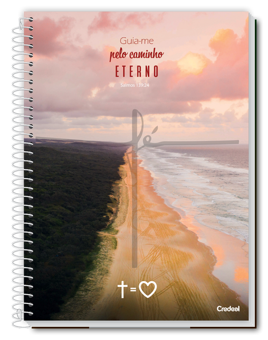 Caderno Mensagens Religiosas & Fé | 1 Matérias 80 Folhas | Universitário Capa Dura | Credeal