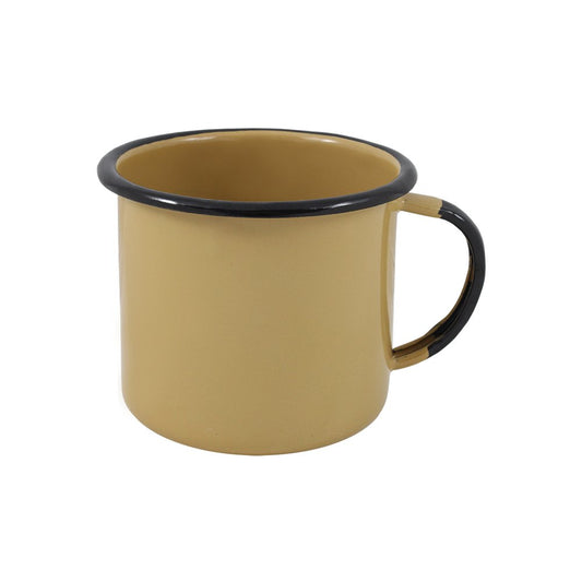 Caneca Esmaltada Ewel Nº 8 Marrom 370 ml