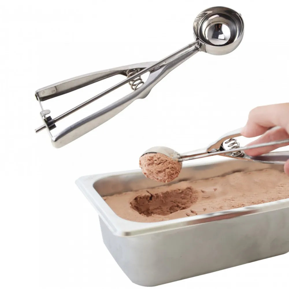Colher para Sorvete com Extrator BigSul 22 cm – Aço Inox Resistente