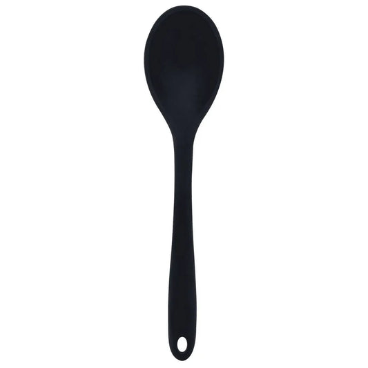 Colher de Silicone Preta 28 cm BigSul – Utensílio Antiaderente para Panelas, Alta Qualidade – 22085