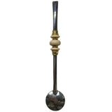 Bomba de Chimarrão Inox Bege 22 cm – 3 Anéis Dourado | Tradicional e Durável