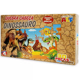 Quebra-Cabeça Dinossauro ALF 30 Peças – Brinquedos ALF, Madeira, Educativo, A partir de 4 anos