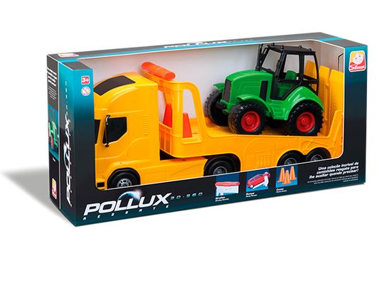 Caminhão Resgate com Trator Pollux | Silmar Brinquedos
