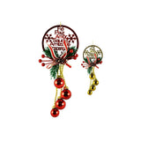 Enfeite Natalino de Pendurar “Feliz Natal” com Guizo Decorativo – Master Christmas WF1186