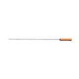 Espeto Simples Martinazzo 55 cm – Aço Inox + Cabo Madeira | Trinchante Churrasco